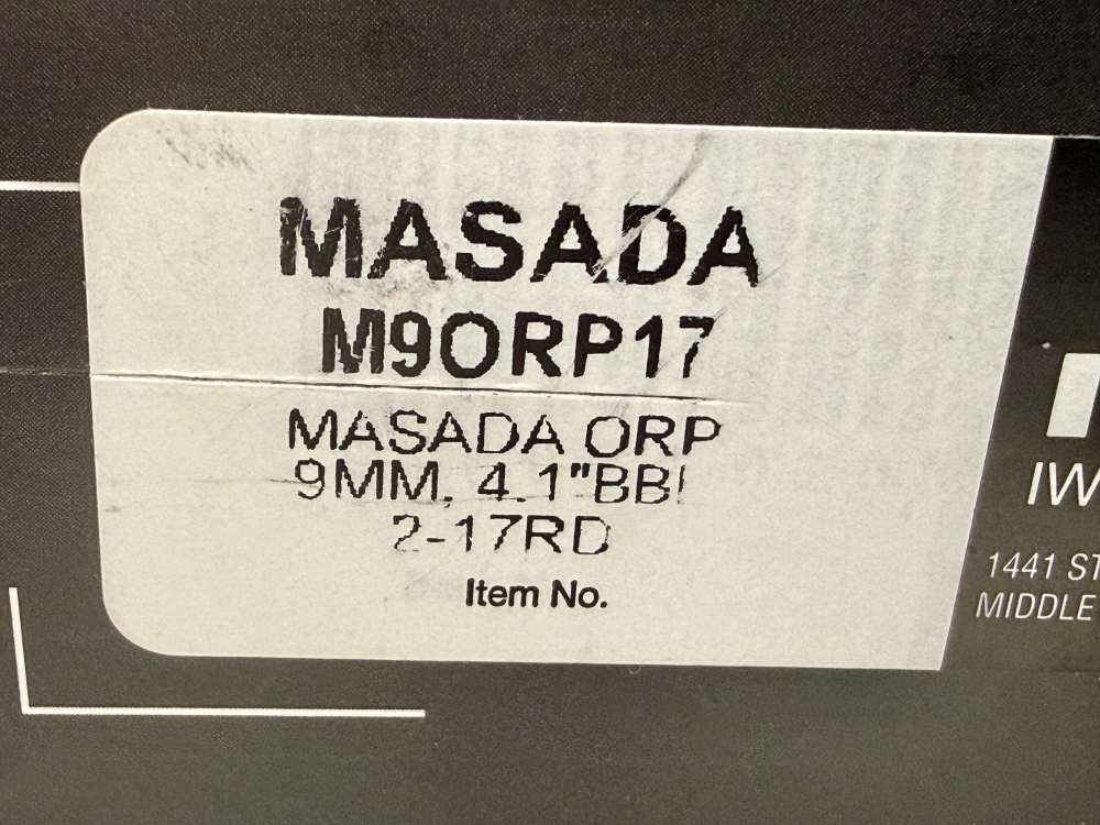 IWI Masada 9mm Optics-Ready *Unfired* w/ Original Packaging!-img-7