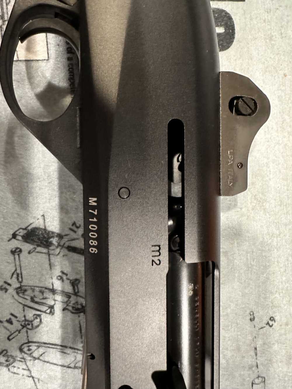 Benelli M2 Tactical w/Pistol Grip and Ghost Ring 12 Ga 3in Black Semi Auto-img-3