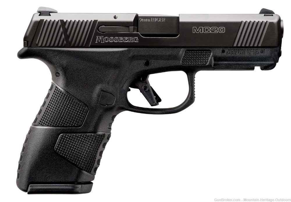 Mossberg 89012 MC2c Compact 9mm Luger Black Stainless Steel Free Ship!-img-0