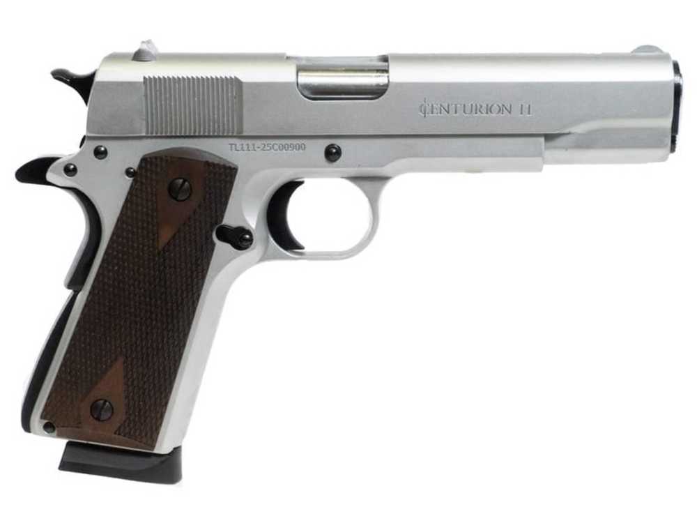 Century Arms Centurion 11 Chrome 1911 .45 ACP 5.01" 8 Rounds HG9402C-N-img-1