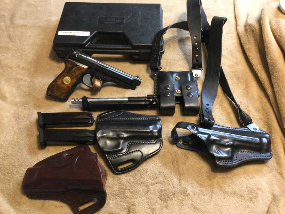 BERETTA 92FS SEMI-AUTO PISTOL in 9mm Cal. W/ACC.-img-0
