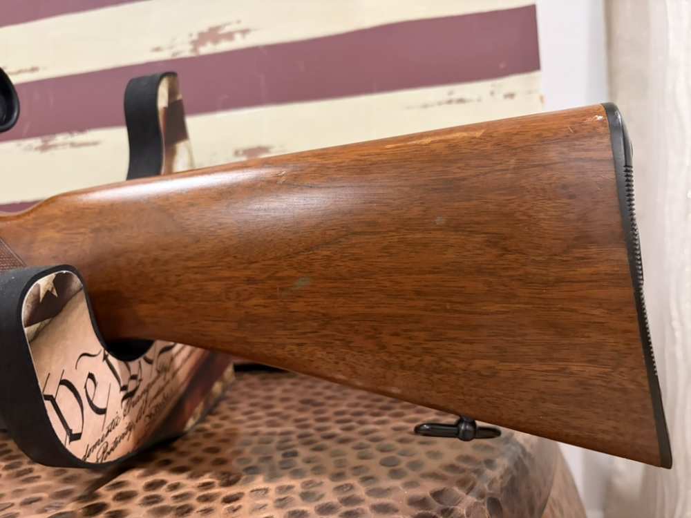 Ruger 10/22 carbine wood stock BSA classic scope-img-9