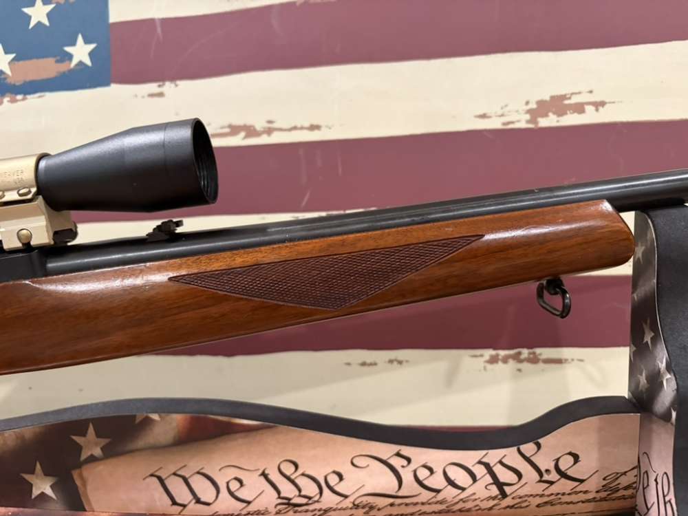 Ruger 10/22 carbine wood stock BSA classic scope-img-5