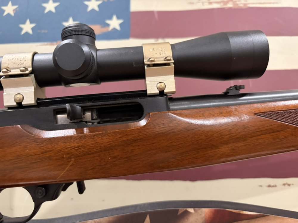 Ruger 10/22 carbine wood stock BSA classic scope-img-4