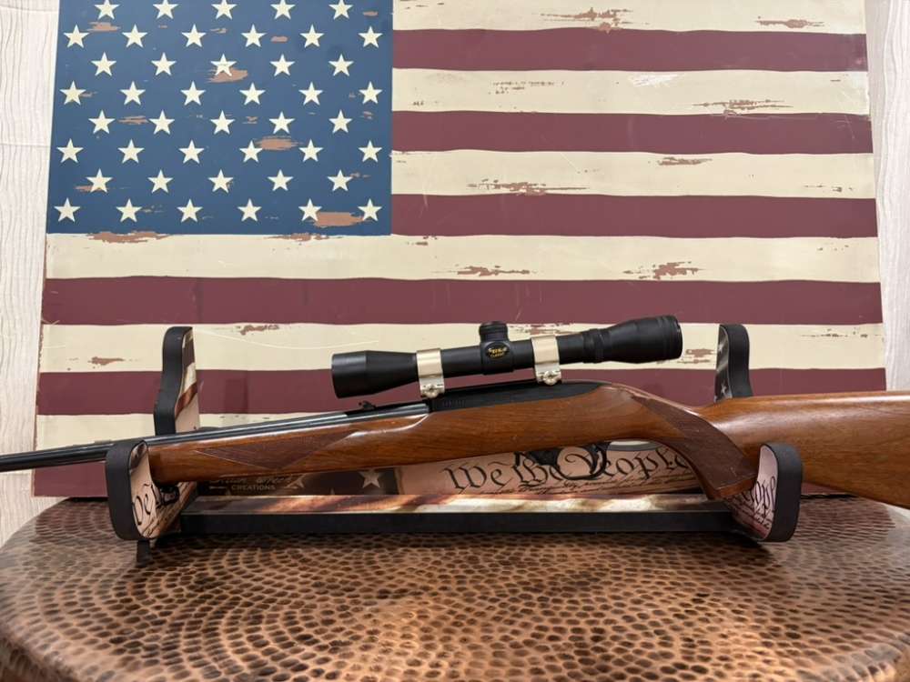 Ruger 10/22 carbine wood stock BSA classic scope-img-8