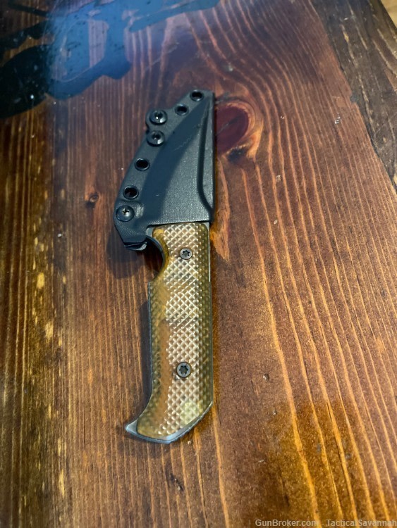 Dauntless Work Knife V3 BronzeMai Bronze Mai Ultem Scales-img-0