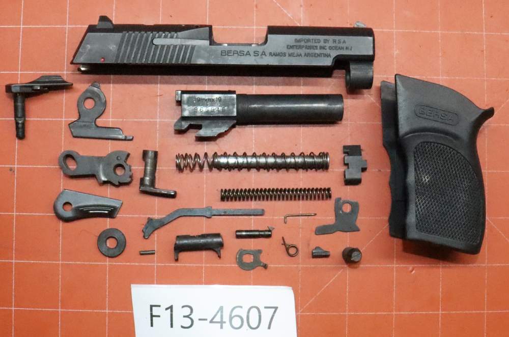 Bersa Thunder 9 Ultra Compact Pro 9mm, Repair Parts F13-4607-img-0