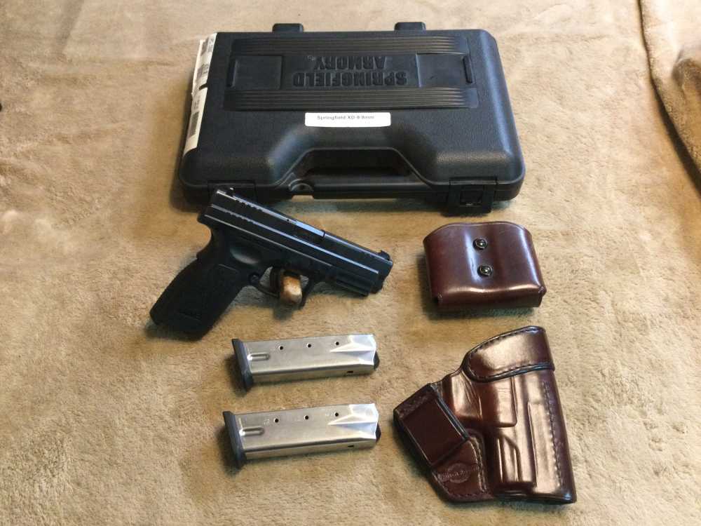 SPRINGFIELD ARMORY 4” XD-9 SEMI-AUTO PISTOL in 9mm Cal. W/ACC.-img-0