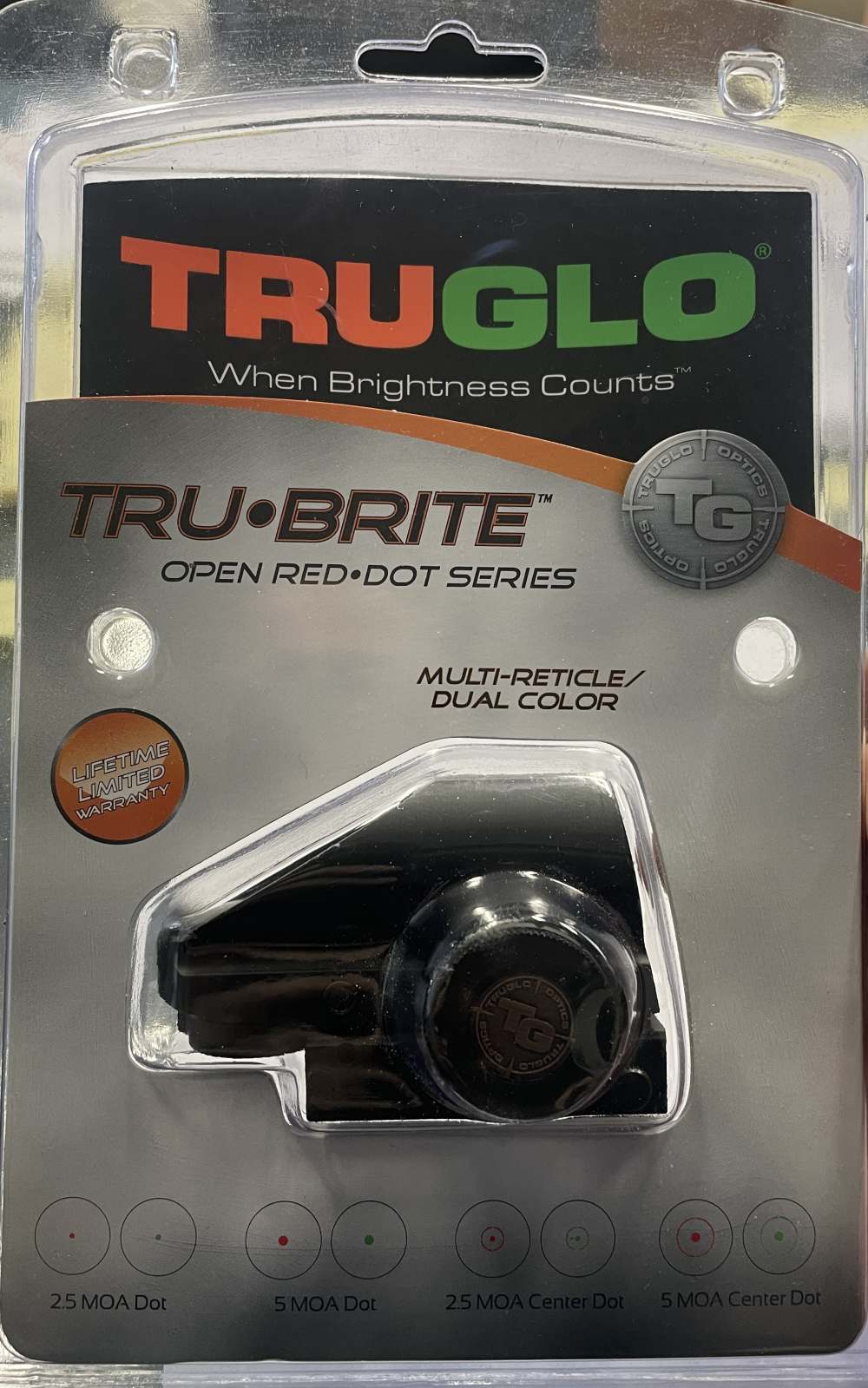 TruGlo TG8380B Tru•Brite Black 2.5 MOA/5 MOA DUAL•COLOR Multi-reticle-img-0