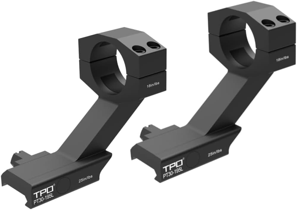 30mm cantilever rings Extra High 2 Inch Height Picatinny rail mount Offset -img-2