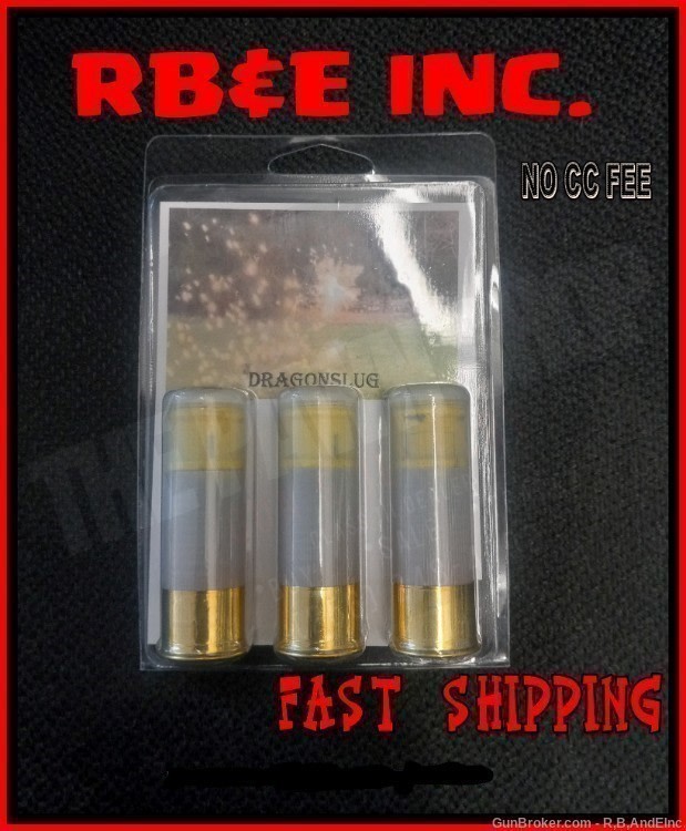 Dragon's Slug by Paraklese Technologies 3 Pack Exotic Shotgun Shells-img-0