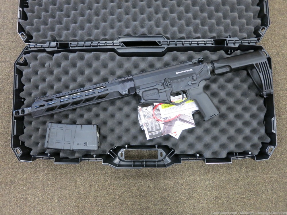 Diamondback Firearms DB10 AR10 PISTOL 13.5" 20+1 308 WIN M-LOK Free Ship! -img-1