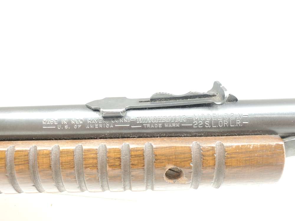 Winchester 62A .22 S/L/LR  23" Barrel Pump Action Rifle Excellent Condition-img-15