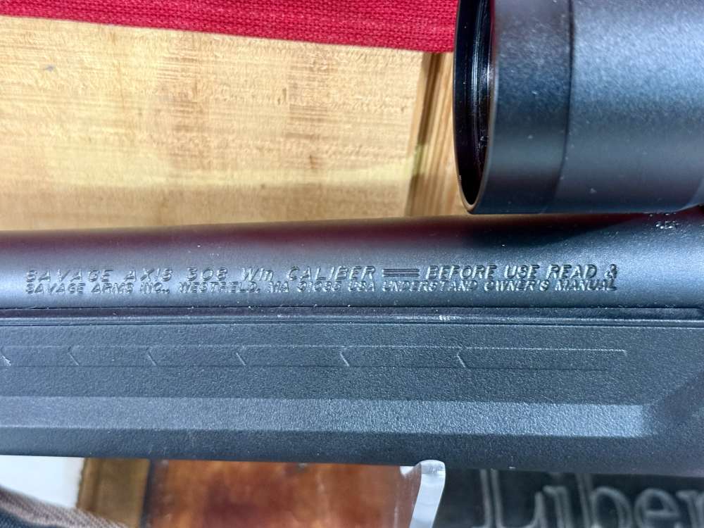 Savage Axis .308 22” w/ Weaver 3-9x Scope-img-7