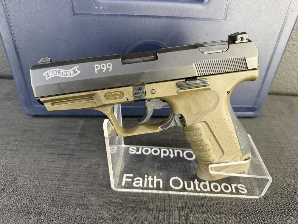 Walther P99 .40 S&W Made in Germany OD Green  Original Box – Rare!-img-4