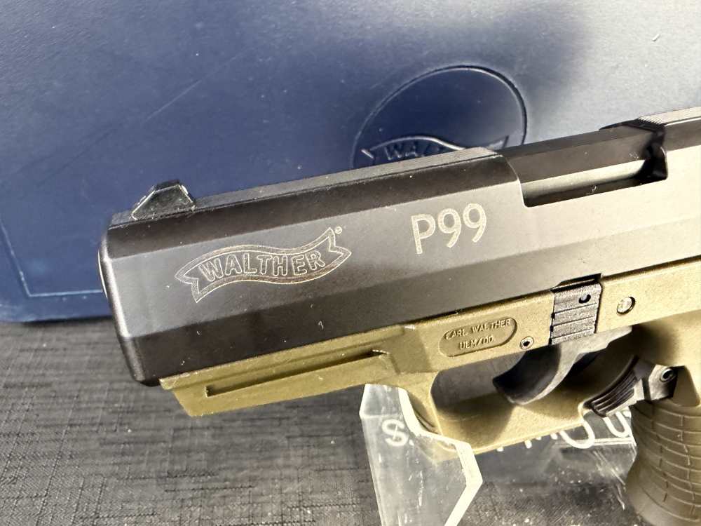 Walther P99 .40 S&W Made in Germany OD Green  Original Box – Rare!-img-6