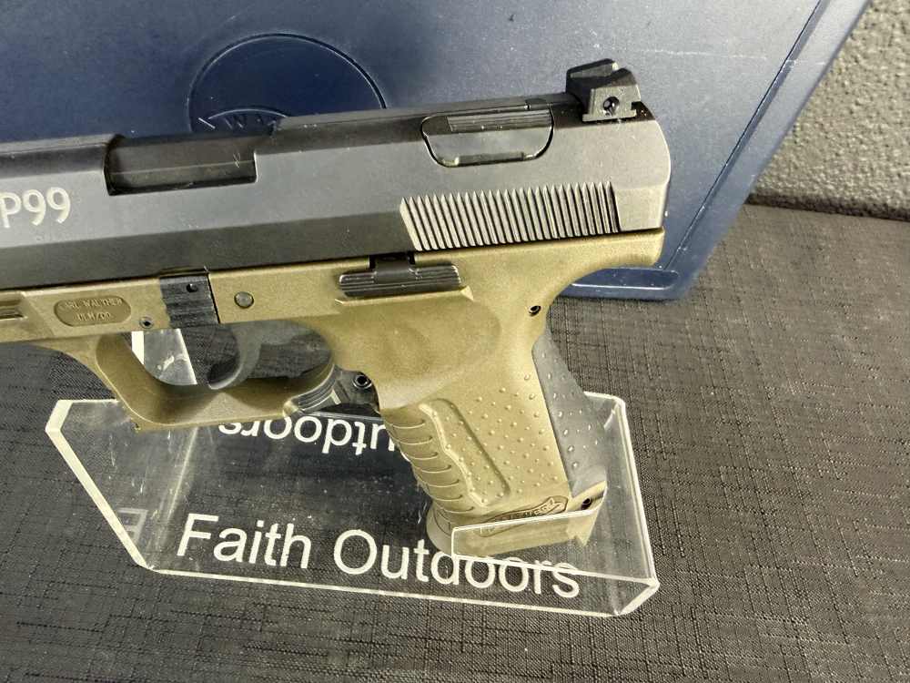 Walther P99 .40 S&W Made in Germany OD Green  Original Box – Rare!-img-7