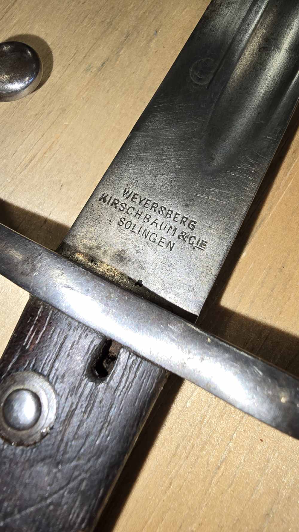 Weyersberg Kirschbaum & Co Solingen German Bayonet & Scabbard-img-2