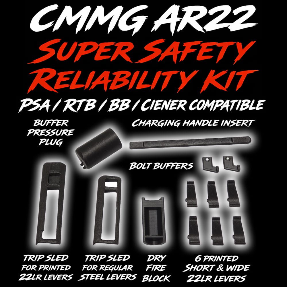 CMMG 22LR AR-22 BOLT SUPER SAFETY SUPER SELEKTOR FRT TRIP RELIABILITY KIT-img-0