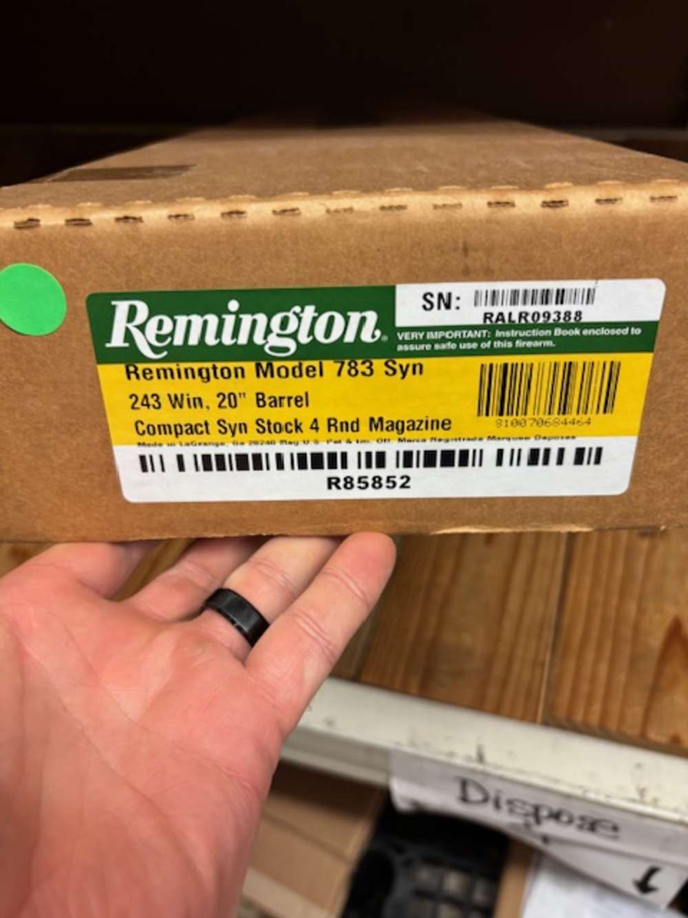 REMINGTON 783 COMPACT .243WIN 20INCH SYNTHETIC 4RD-img-13