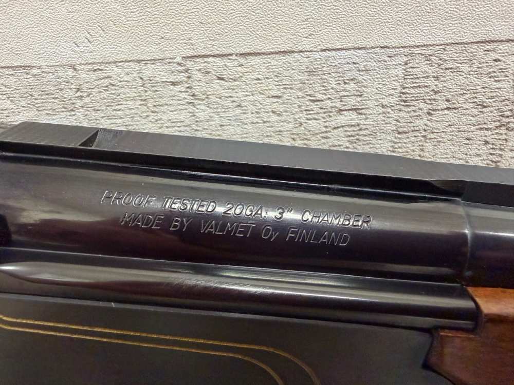 VALMET 412 20 GAUGE OVER UNDER MADE IN FINLAND 28" BARRELS FIXED CHOKE-img-7