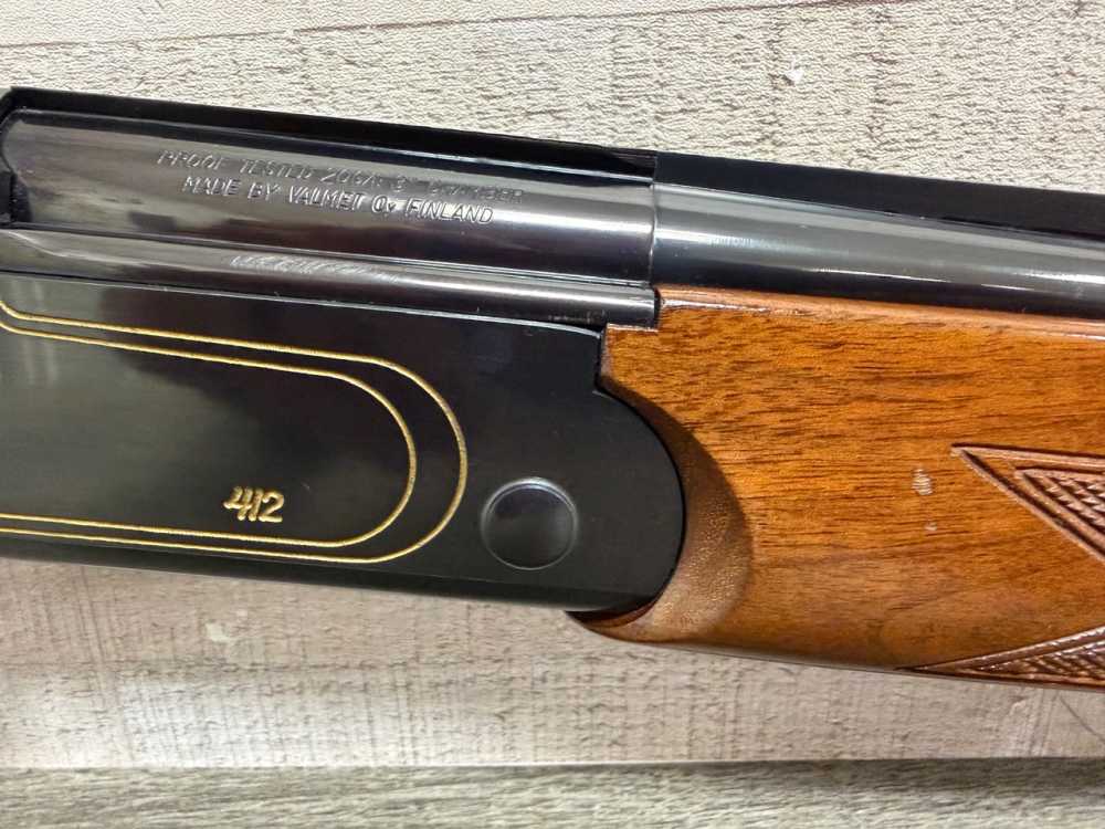 VALMET 412 20 GAUGE OVER UNDER MADE IN FINLAND 28" BARRELS FIXED CHOKE-img-8