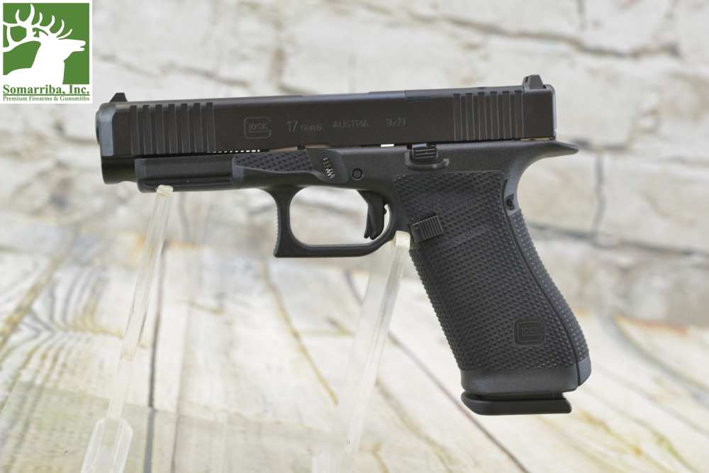 Glock P61750203 G17 Gen6 Full Size 9mm Luger 17+1 4.49" Black GMB Barrel-img-0