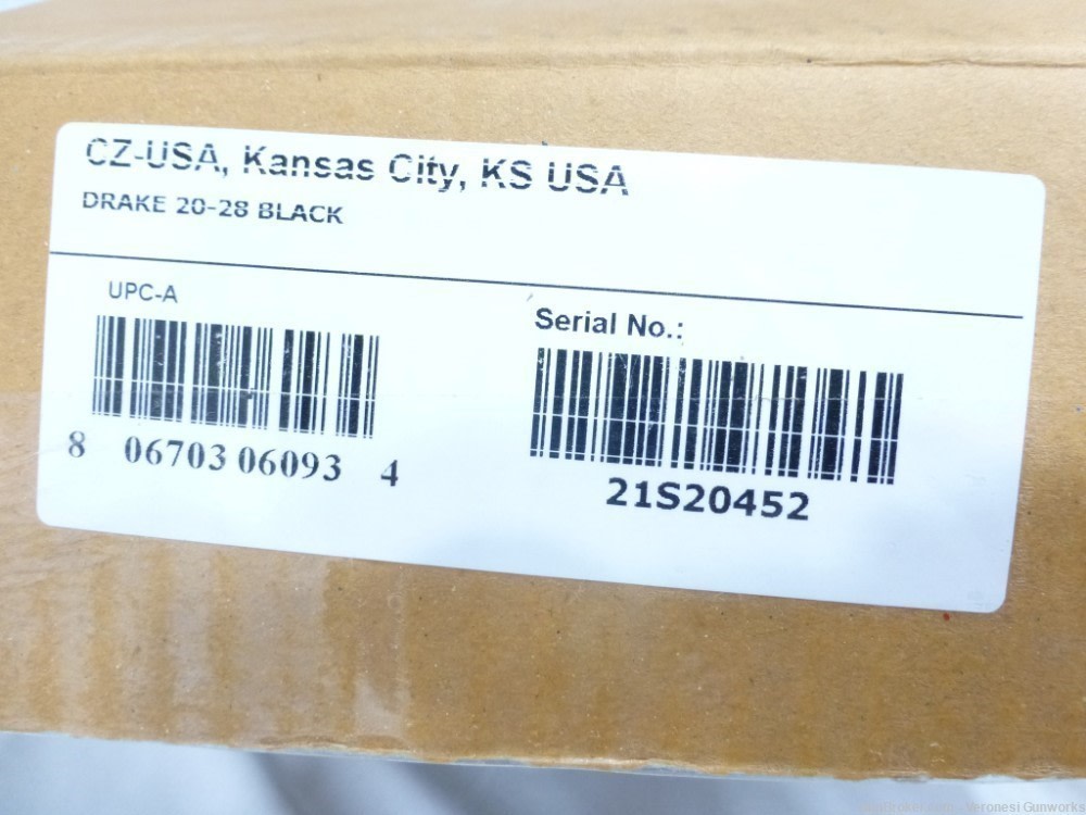 NIB CZ Drake O/U 20 GA Shotgun 28" Ribbed Choke Tool Recoil Pad 06093-img-11