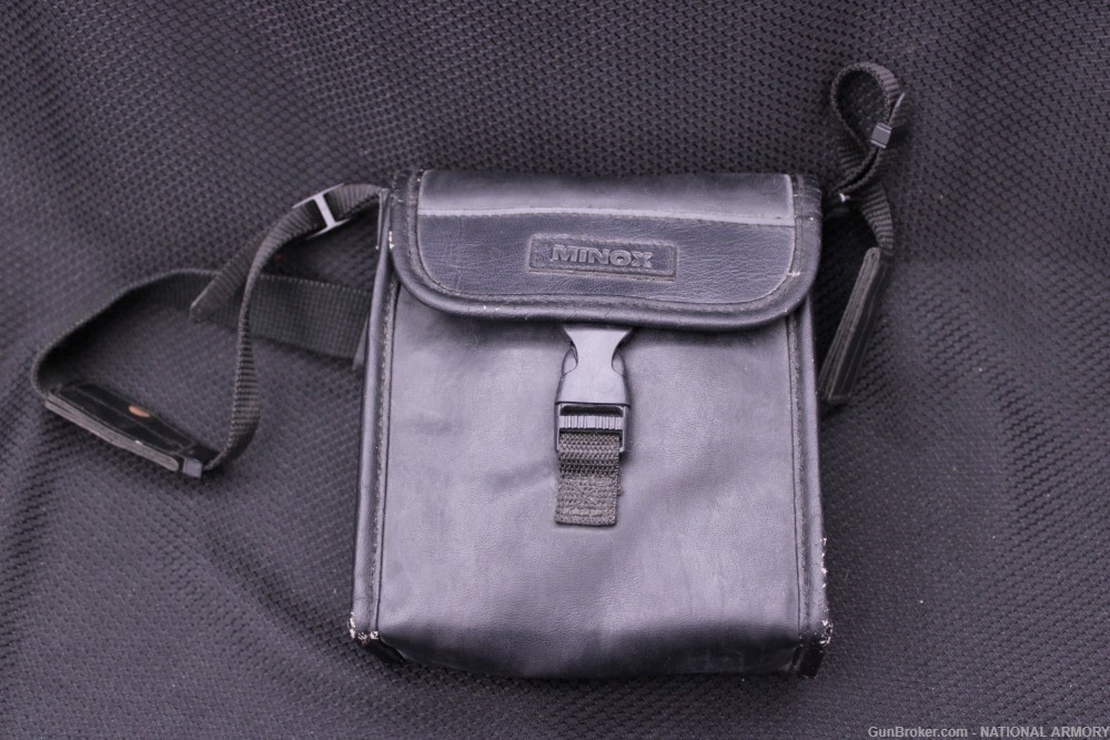 Minox BD 10x42 ALT BR Black Binocular 62 123 W/ Leather Case-img-12