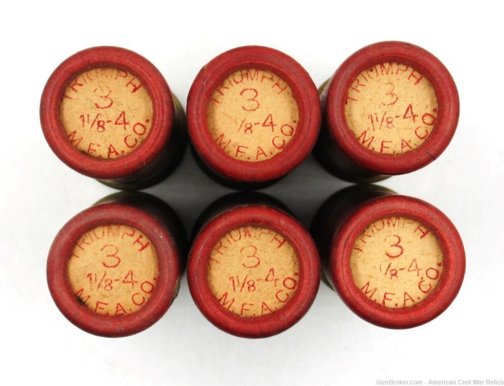 Lot of 6 12 Ga. Meriden Firearms Co. Pointer Shotshells Matching Loads-img-2