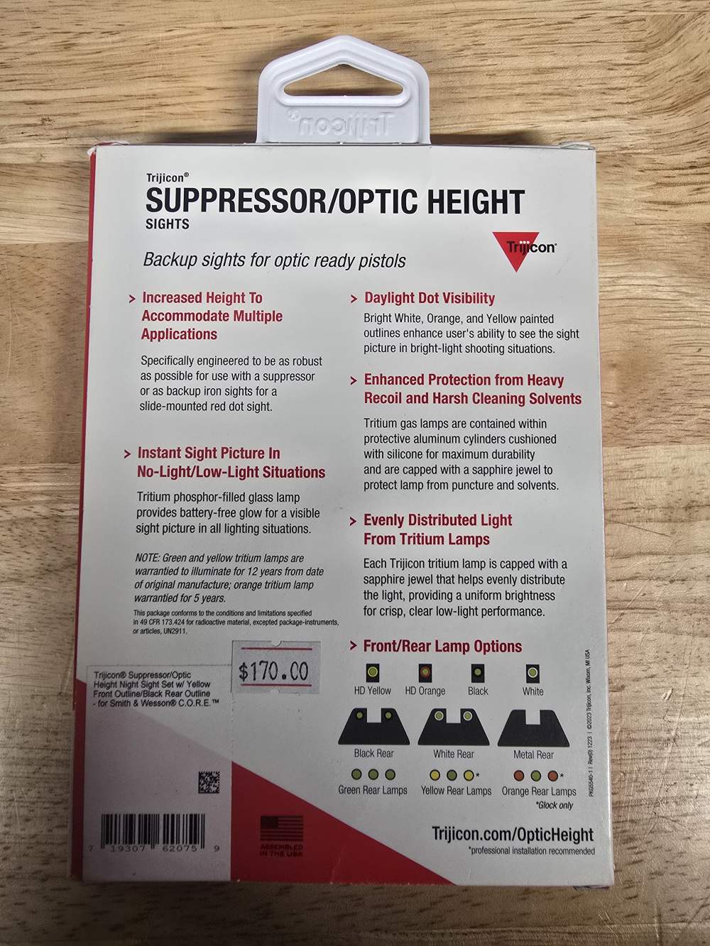 TRIJICON Suppressor Sights S&W M&P2.0-img-1