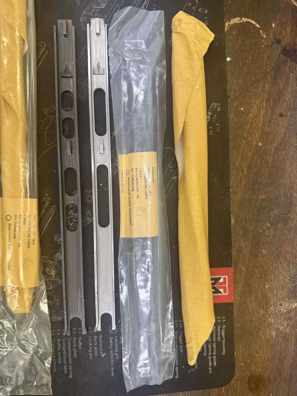 New German MG42 Bolt Rail Set-img-0