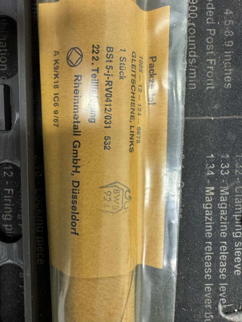 New German MG42 Bolt Rail Set-img-2
