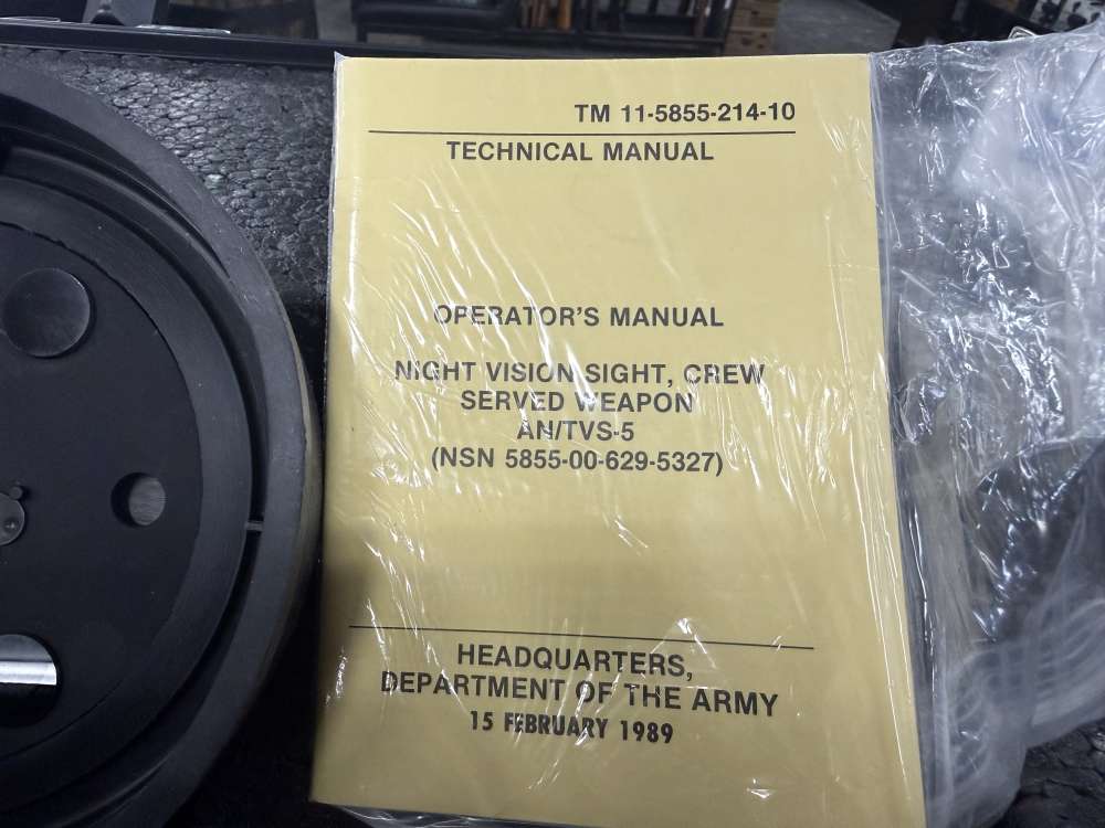Vintage Crew Served Weapon NV scope + extra lense TVS-5 + PVS-4-img-2