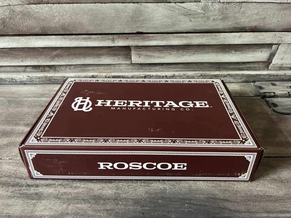 NIB Heritage MFG ROSCOE 38SPL BL/WD/PEARL 2" TALO Exclusive-img-1