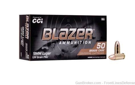 BLAZER 9MM AMMUNITION -img-1