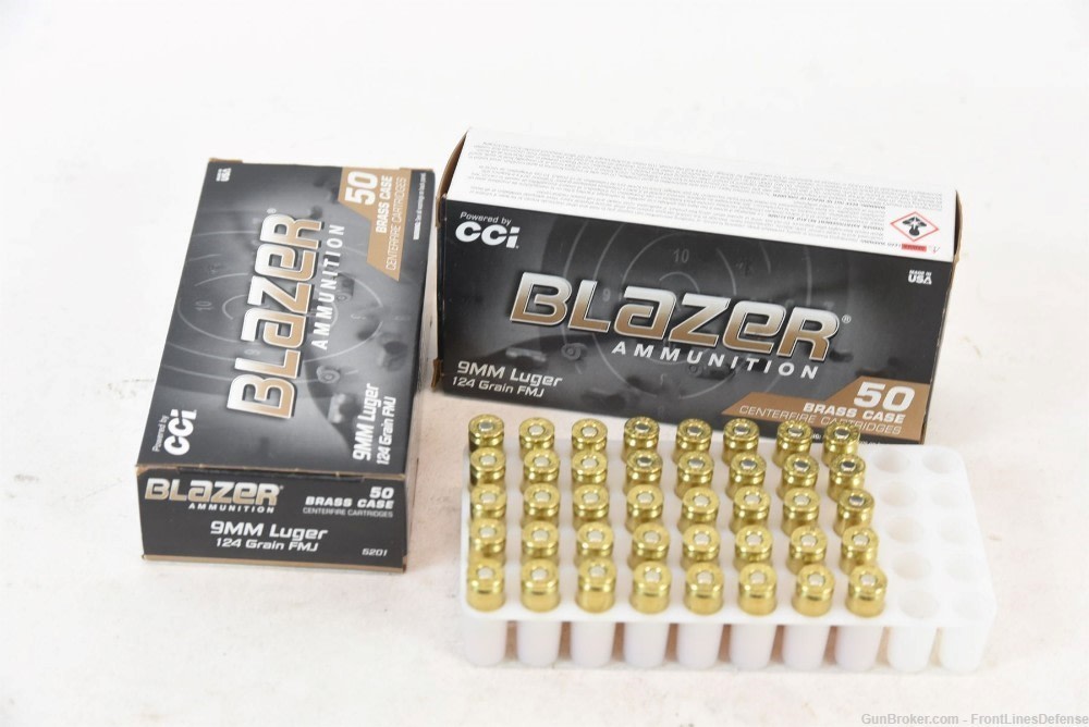 BLAZER 9MM AMMUNITION -img-0