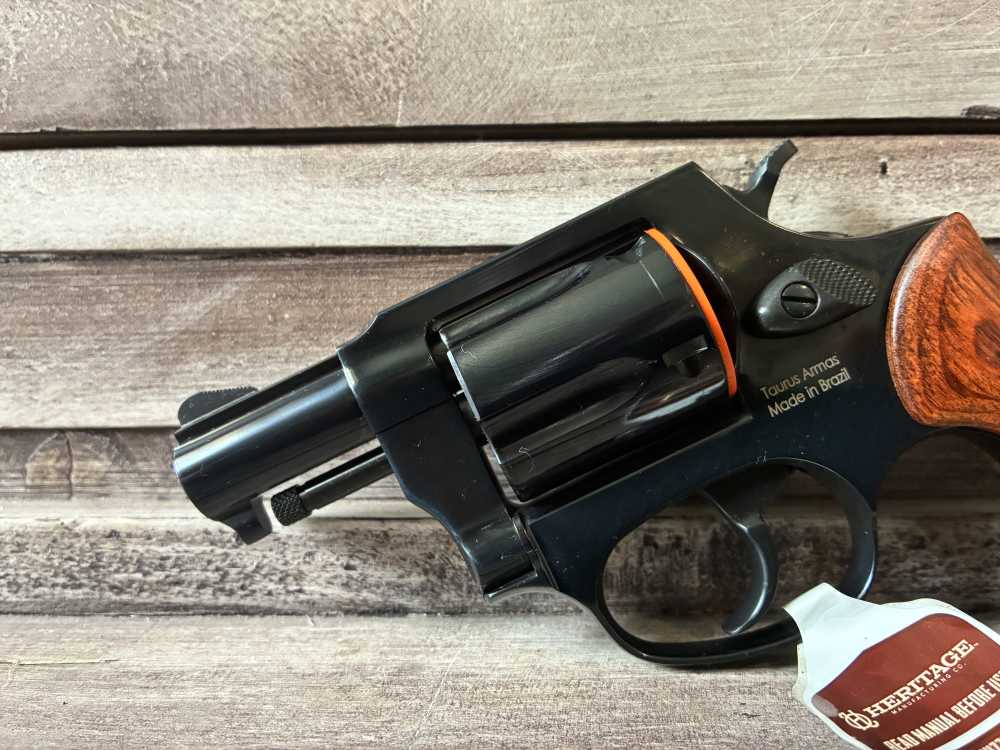 NIB HERITAGE ROSCOE 38SPL 2" FIXED BLACK WOOD In stock and ready to ship-img-10