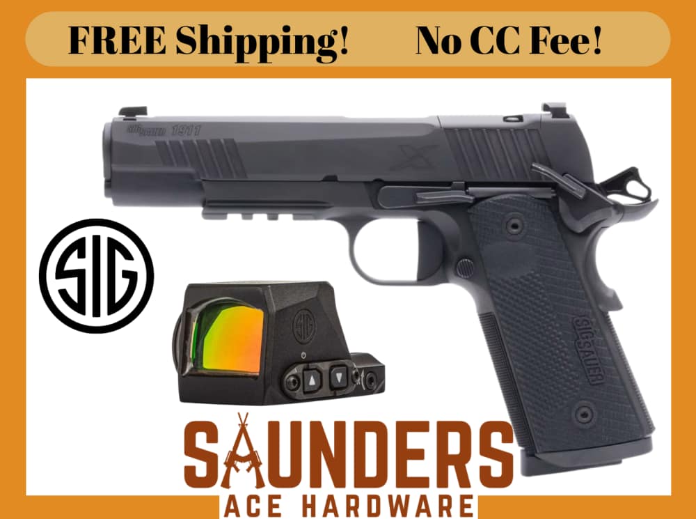 SIG SAUER 1911-X Combo 1911 Pistol + Romeo Red Dot Optic Night Sights SAO-img-0