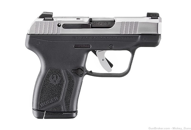 LCP Max 75th ANV, .380 Auto, 2.8" Barrel, Tritium Sights, Stainless/Black-img-0