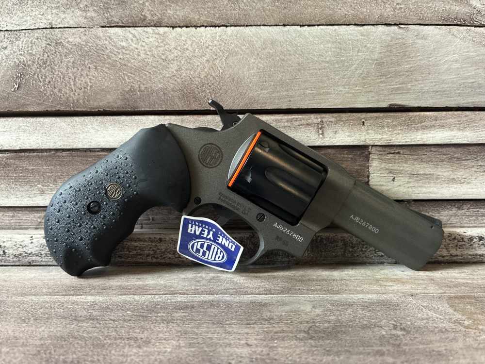 NIB ROSSI RP63 357MAG 3" TUNGSTEN CERAKOTE 6-SH RUBBER IN STOCK-img-2
