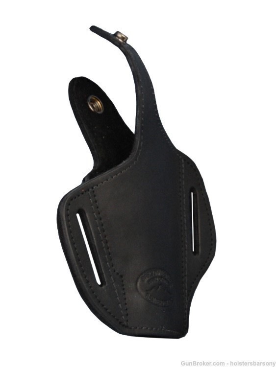 Barsony Black Leather Pancake Holster for Walther PPKS right-img-3