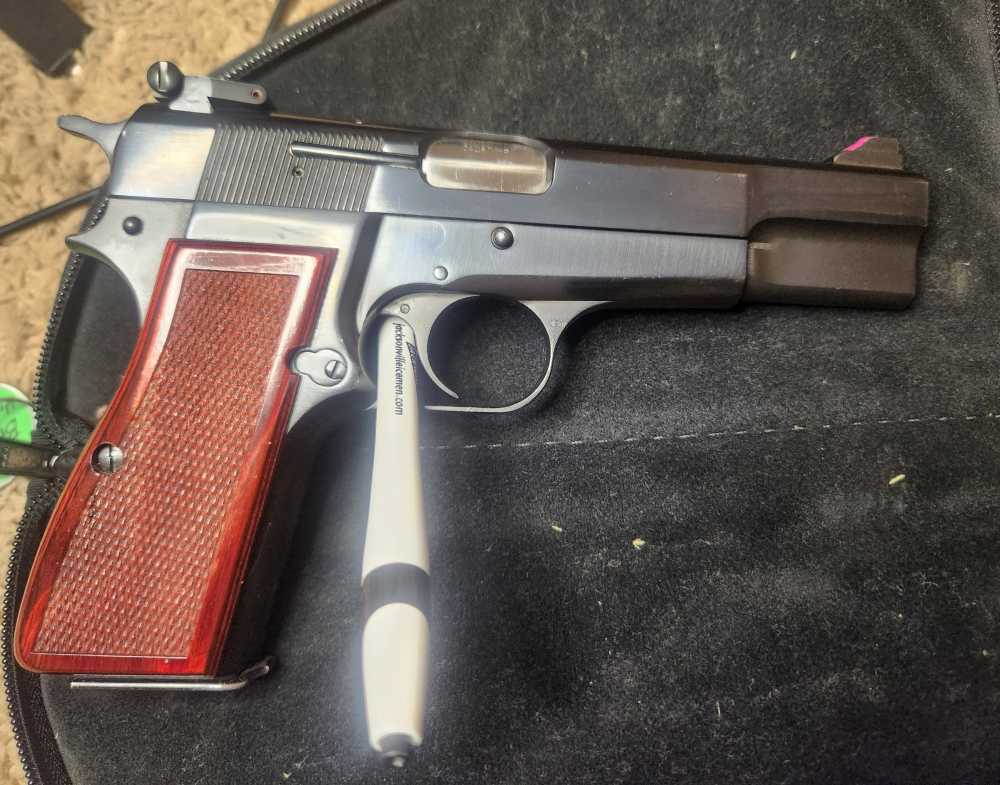 NICE C Series 1973 Browning Hi power Factory Target Sights with Pouch-img-0