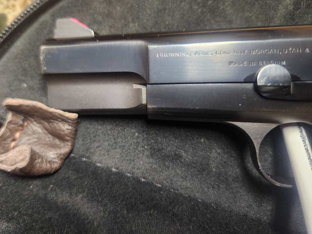 NICE C Series 1973 Browning Hi power Factory Target Sights with Pouch-img-10