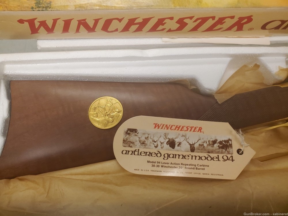 Winchester 94 1978 Antlered Game unfired 30-30 in box-img-3