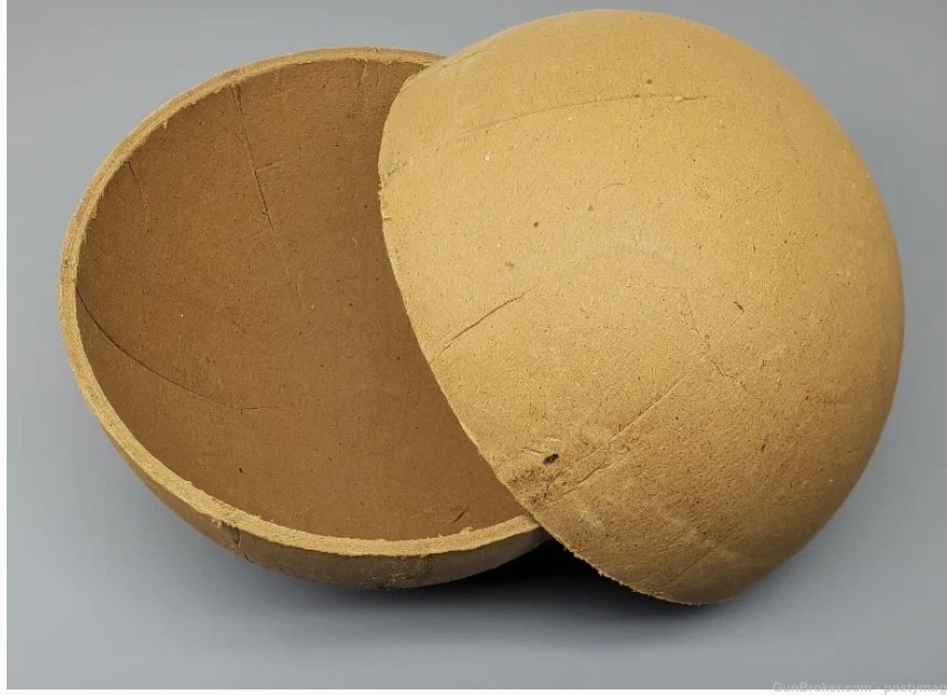 6" FIREWORK SHELL -nesting - MORTAR CANNON BALL  BLACK POWDER PYROTECHNICS -img-6