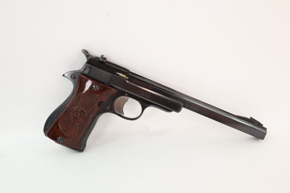 Rare Very Nice Star Model F Target .22 LR Pistol W/ Original Box 7" Barrel -img-6