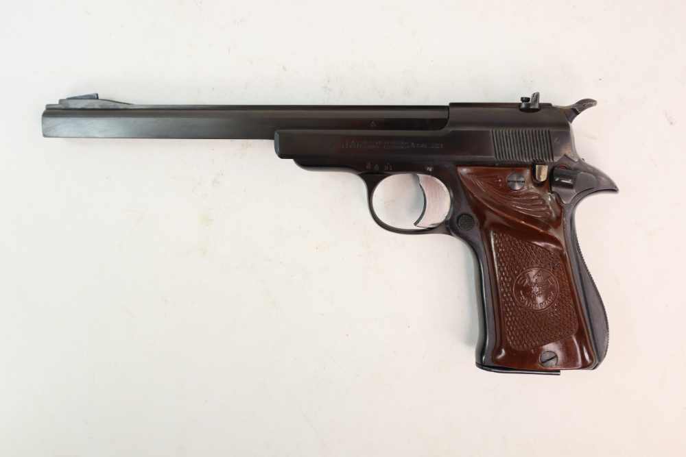 Rare Very Nice Star Model F Target .22 LR Pistol W/ Original Box 7" Barrel -img-7