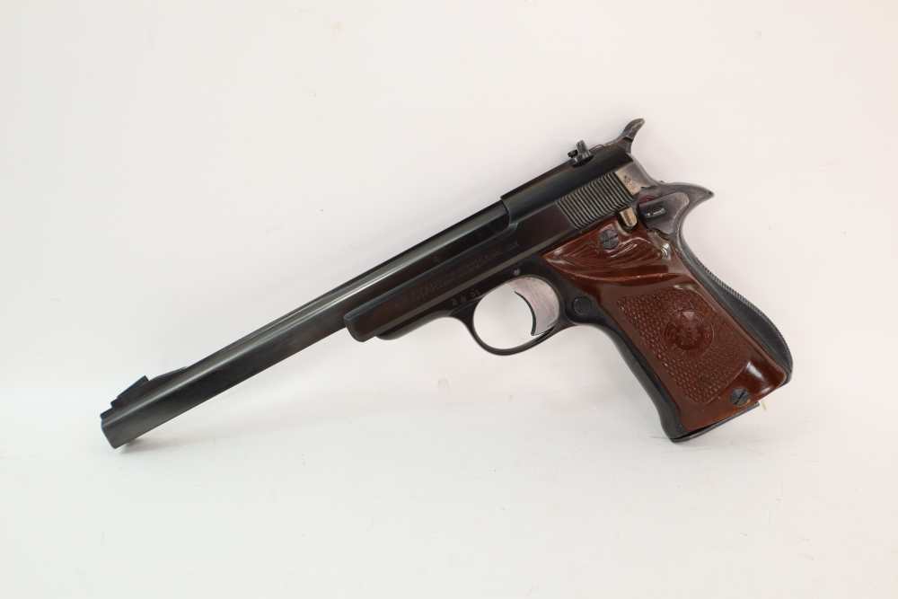 Rare Very Nice Star Model F Target .22 LR Pistol W/ Original Box 7" Barrel -img-5
