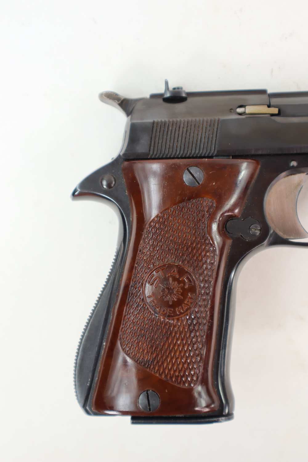 Rare Very Nice Star Model F Target .22 LR Pistol W/ Original Box 7" Barrel -img-15